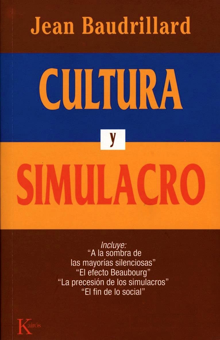 CULTURA Y SIMULACRO - Jean Baudrillard