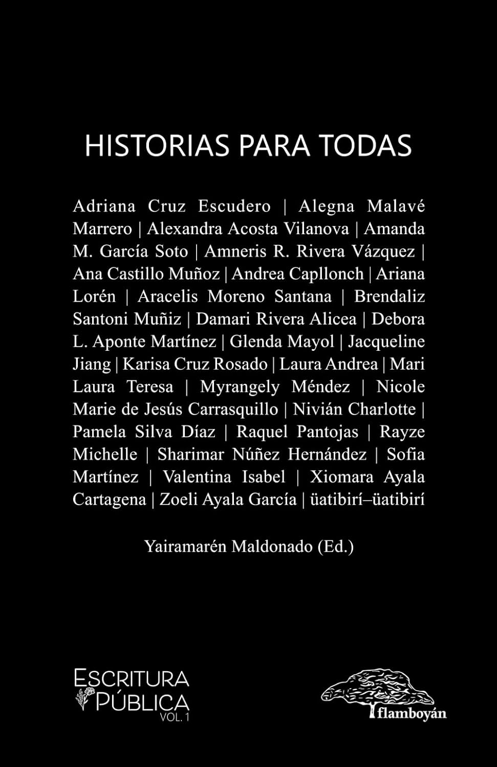 HISTORIAS PARA TODAS - Yairamarén Maldonado (Ed.)