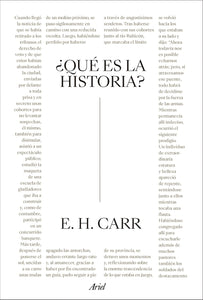 ¿QUÉ ES LA HISTORIA? - E.H. Carr