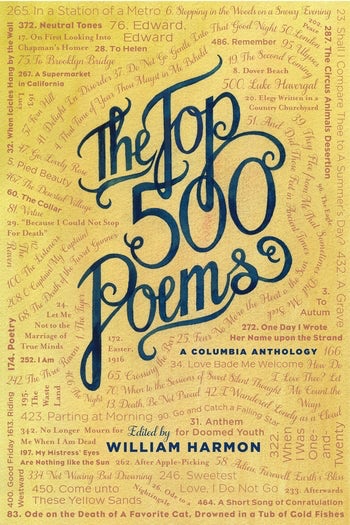 THE TOP 500 POEMS - William Harmon (editor)