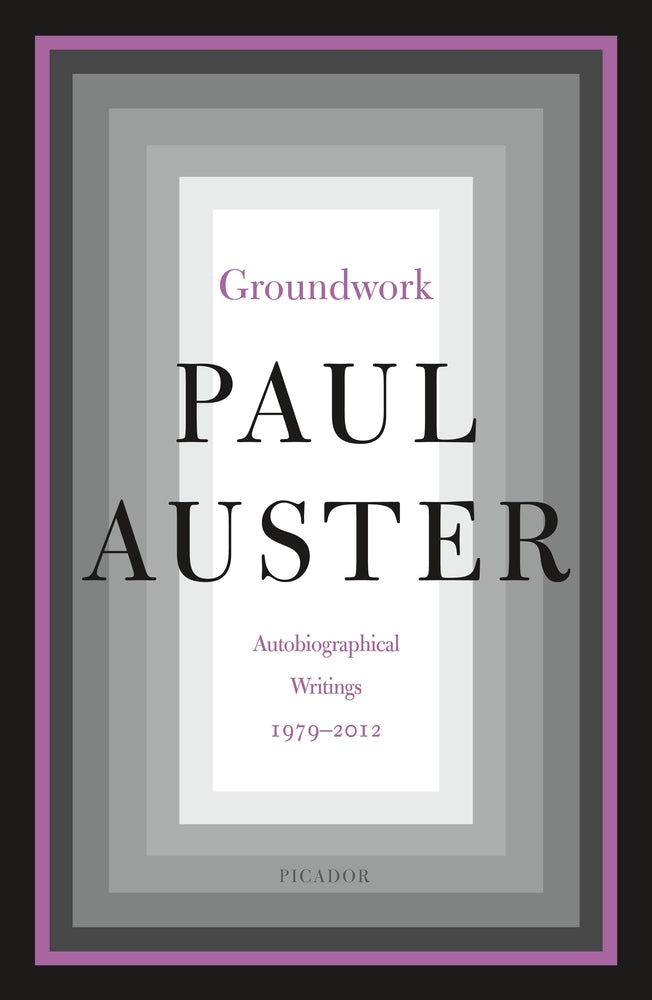 GROUNDWORK - Paul Auster