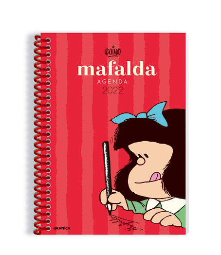 MAFALDA 2022 AGENDA ANILLADA ROJA - Quino